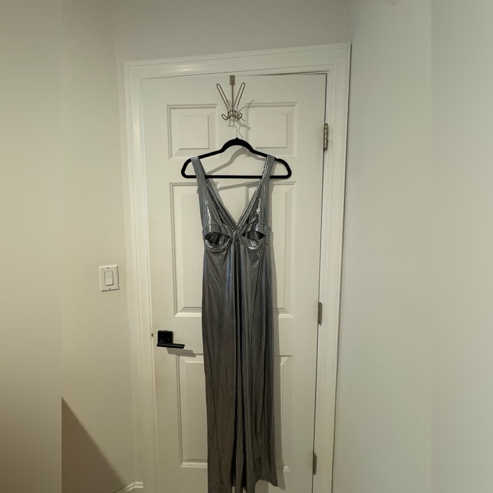 Metallic Pantsuit with cutouts